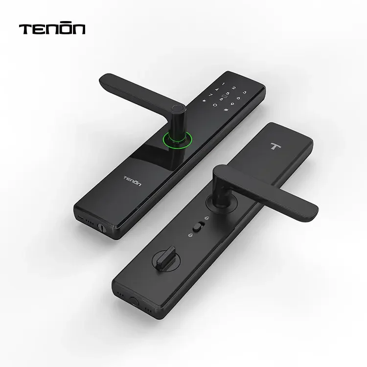 

Tenon E15 Home Tuya App Electric Finger Print Lock Passcode Key Smart Digital Handle Door Lock