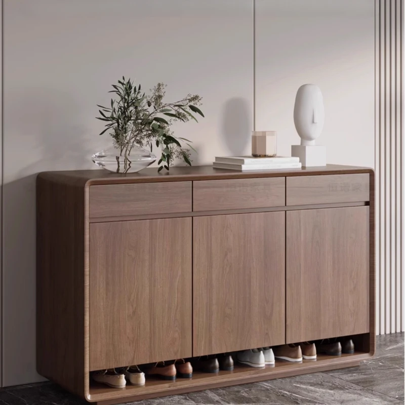 Strong Waterproof Shoe Cabinet Wood Design Large Luxury Space Saving Shoe Rack Living Room Szafka Na Buty Home Furniture