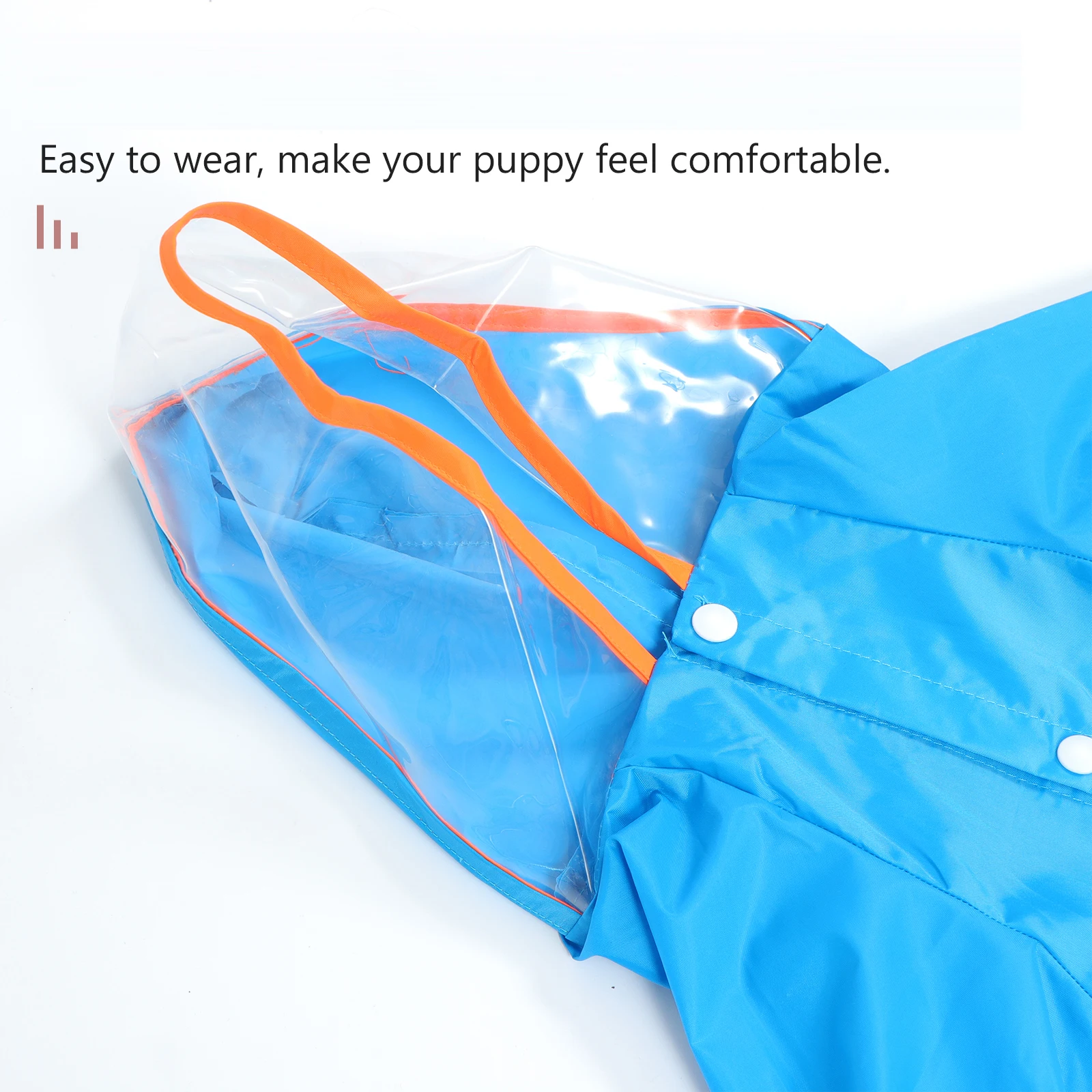 

Pet Raincoat Hooded Reflective Puppy Poncho Adjustable Clothes Dog Outdoor Waterproof Raincoat Stylish Cool Adorable