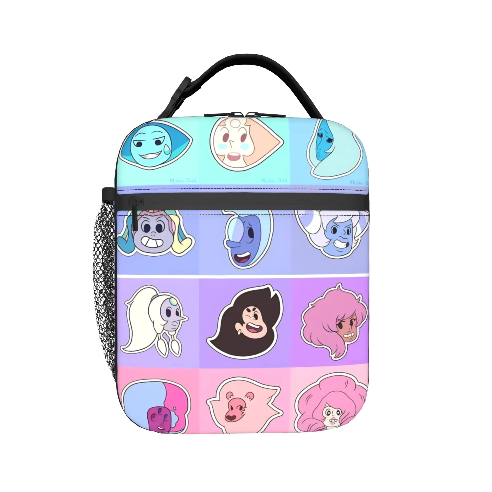 Crystal Gems Steven Universe  Lunch Bag  Funny Lunch Box For Child  School Cooler Bag Oxford Thermal Lunch Bags
