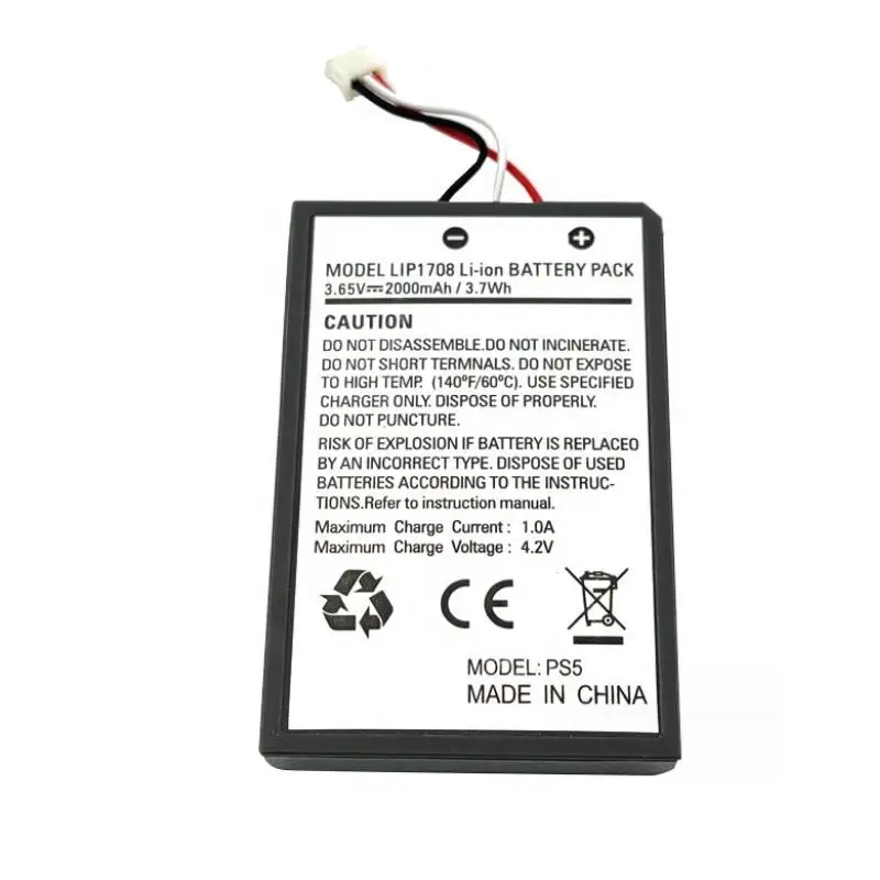 PS5 Battery PS 5 LIP1708 Wireless Controller Batteries for Sony Playstation 5 Dualsense Gamepad Controller CFI-ZCT1W CFI-ZCT1J