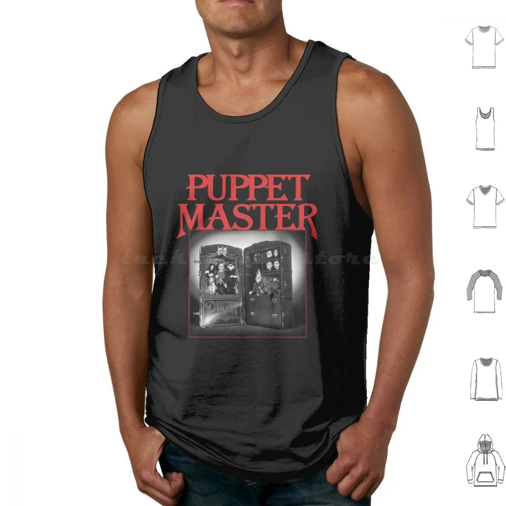 #Puppet Master Retro Movie T Shirt Gift Tee For 2 Tank Tops Vest Sleeveless Puppet Master Retro Movie For 2