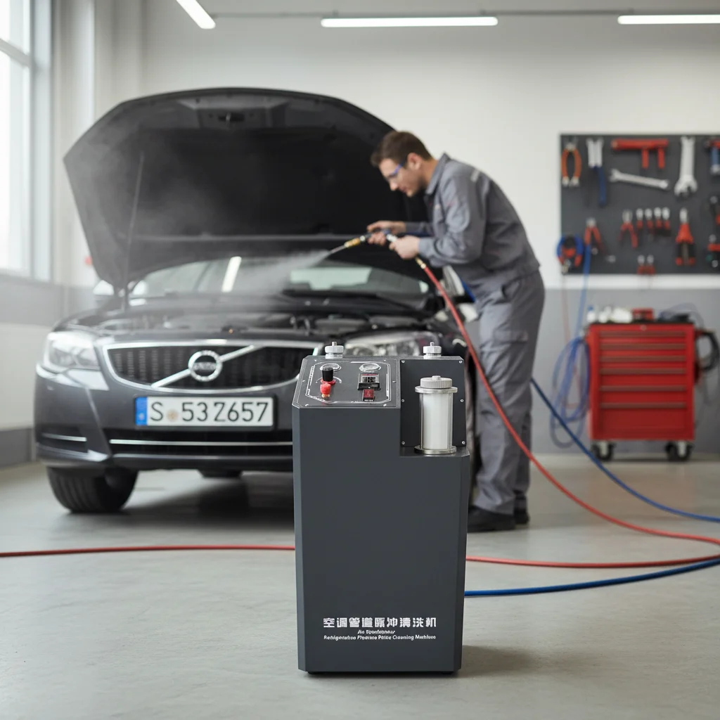 Latest Pump-Free New Energy Vehicle HVAC Pipeline Pulse Cleaning Machine