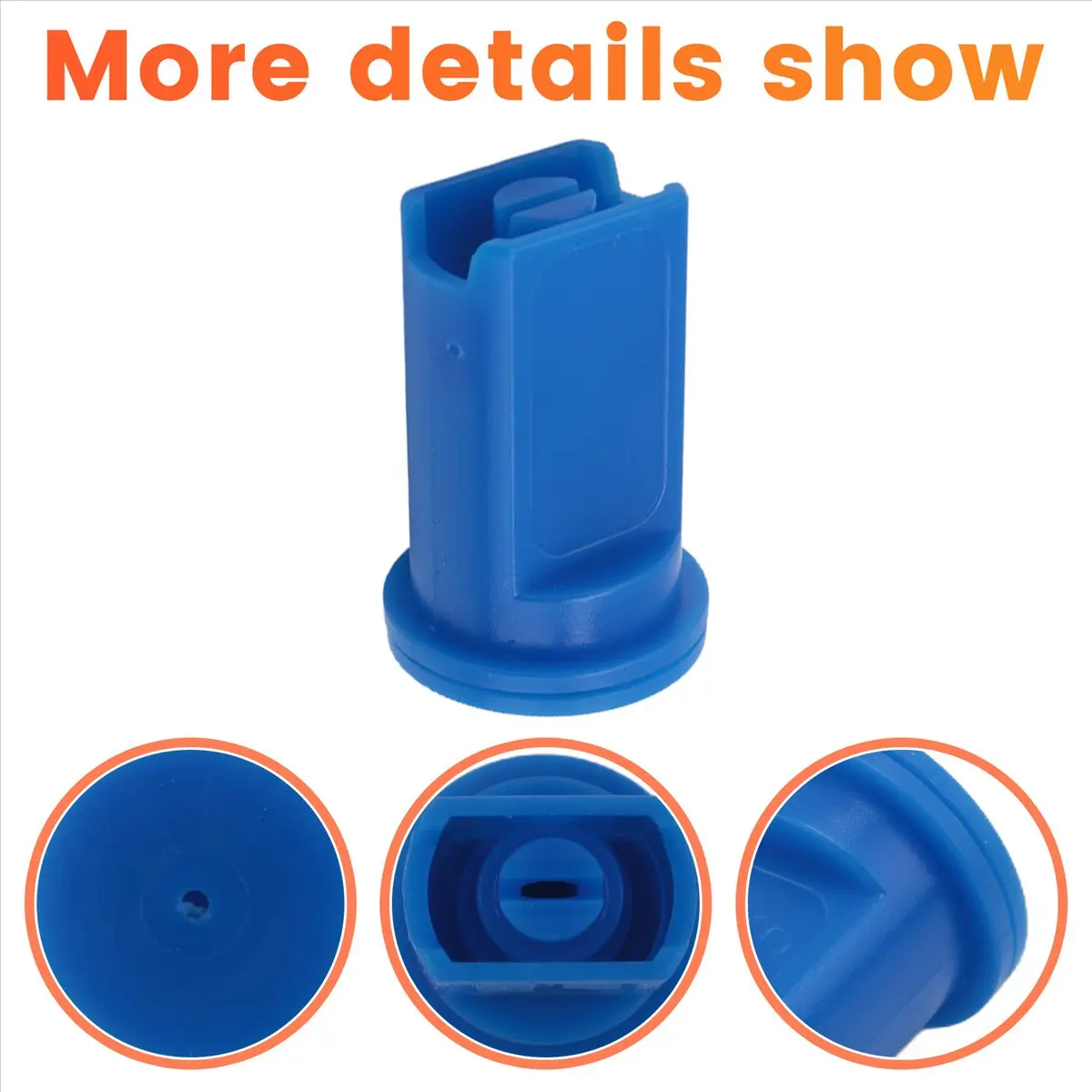N86R 20PCS RC Agricultural Plant Protection UAV High Pressure Windproof Anti-Drift Flat Fan Nozzles Blue