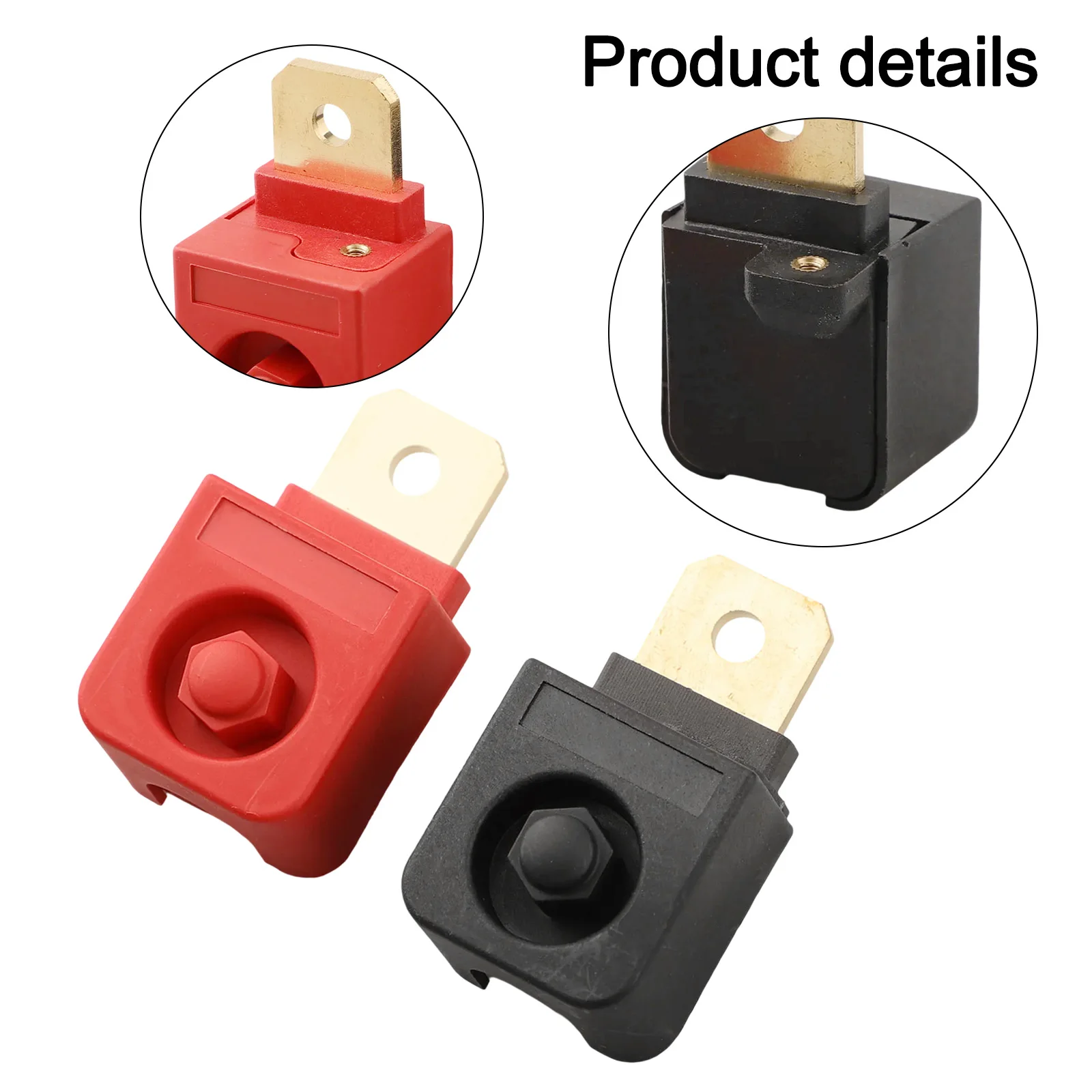 

For Electrical Maintenance Battery Binding Post 120A Terminal Block Flame-retardant Shell Oxidation Resistance
