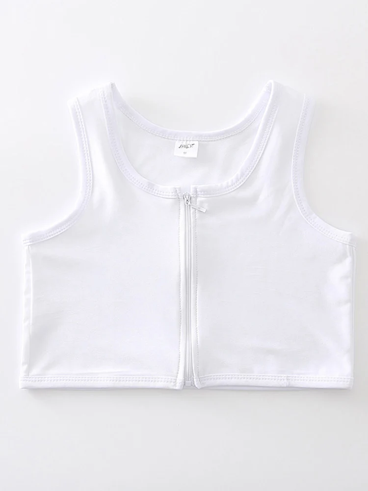 رابط للصدر بسحاب أمامي للصبيان المثليات ، رابط ثدي جيد التهوية ، ضمادة قصيرة ، تأثيري ، 3 ألوان