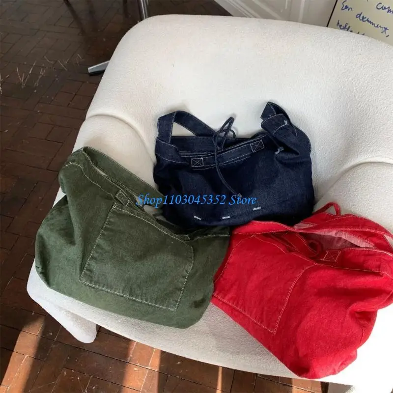 

A3PE Bag Girl Women Large Capacity Shoulder Bag Retro Versatile Travel Bags