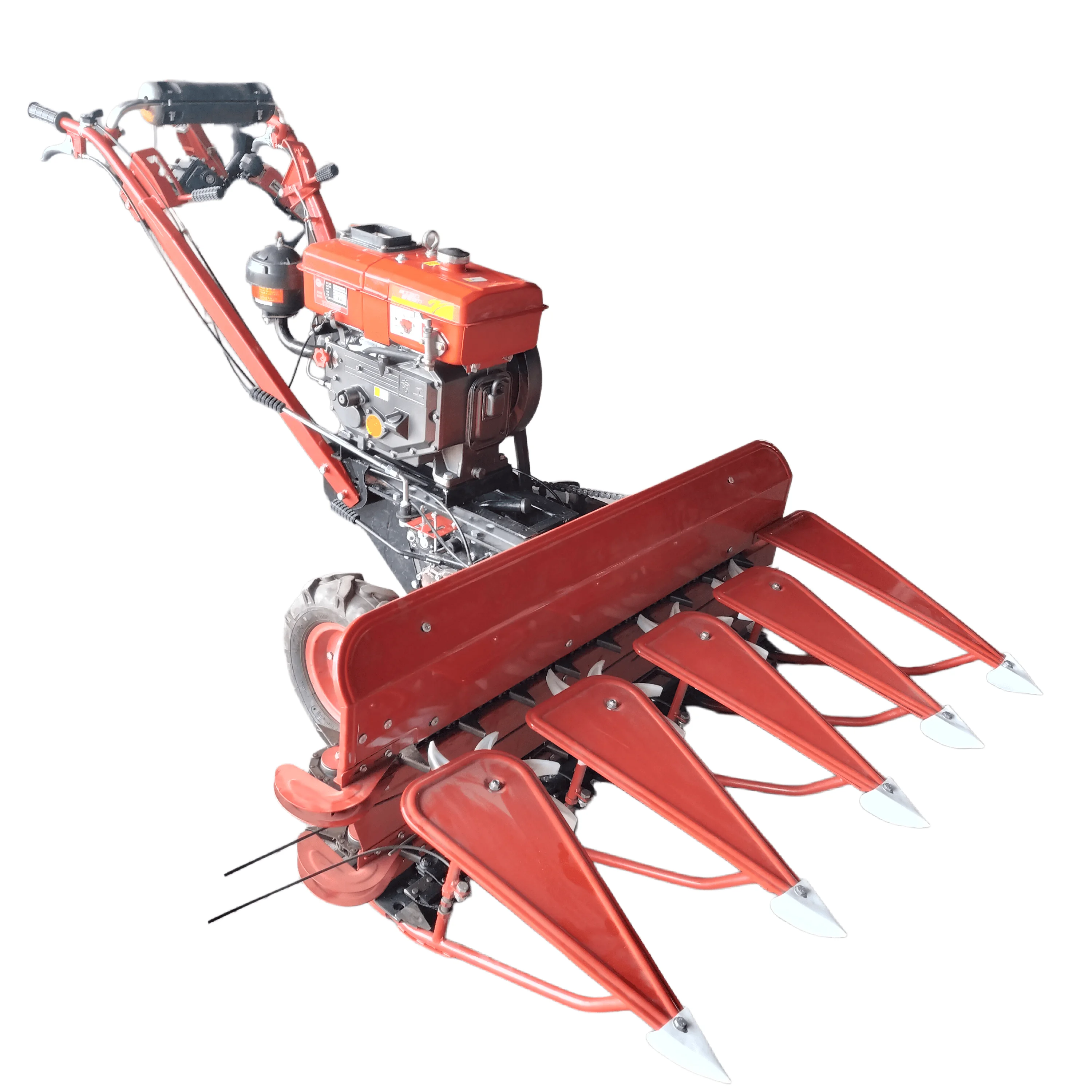 Portable Multifunctional Grain Harvester Easy-to-operate Wheat Rice Combine Machine for Farm Harvest