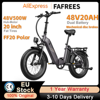 FAFREES Electric Bike FF20 Polar 45km/h Adult Electric Bicycle 48V20.8Ah Dual Battery Fatbike Traction Aid Folding City E-bike