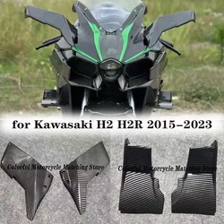 New Winglets For KAWASAKI H2 h2 2015-2023 2022 Motorcycle ABS Carbon Fiber Winglet Air Deflector Kit Fixed Wings Accessories