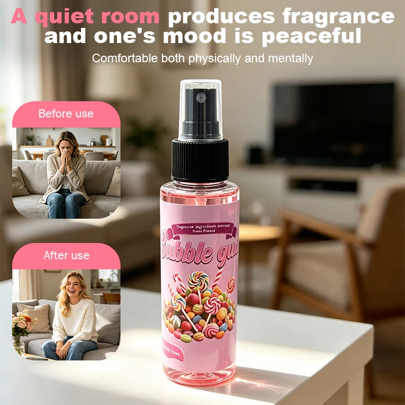 1Pcs Home Fragrance Spray, Long-Lasting Air Freshener, Odor Eliminator for Bedroom, Bathroom & Car, Multi-Scent Air Freshener