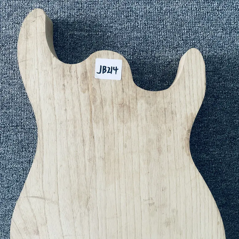 JB214  Raw Meterials of Electric Guitar Body Solid Ash DIY Parts ST Model Unfinished Uncut Nature Right