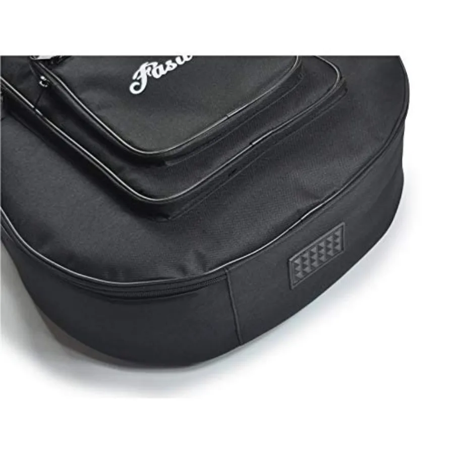 Bolsa acolchoada para guitarra acústica de 41 polegadas com 6 bolsos e amostrador de palheta e alça de guitarra