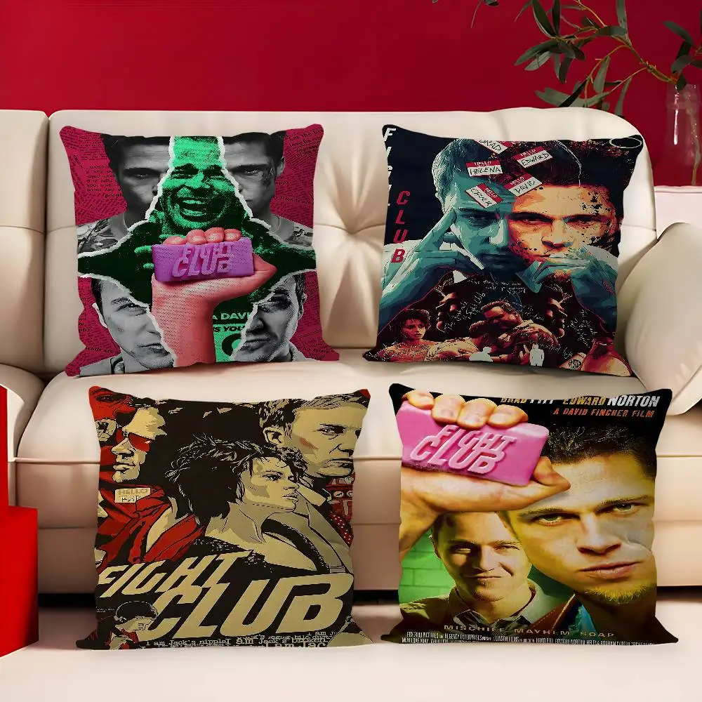 M-Movie F-Fight Club Pillow Cover Design Cushion Cover Decor Holiday Decorati