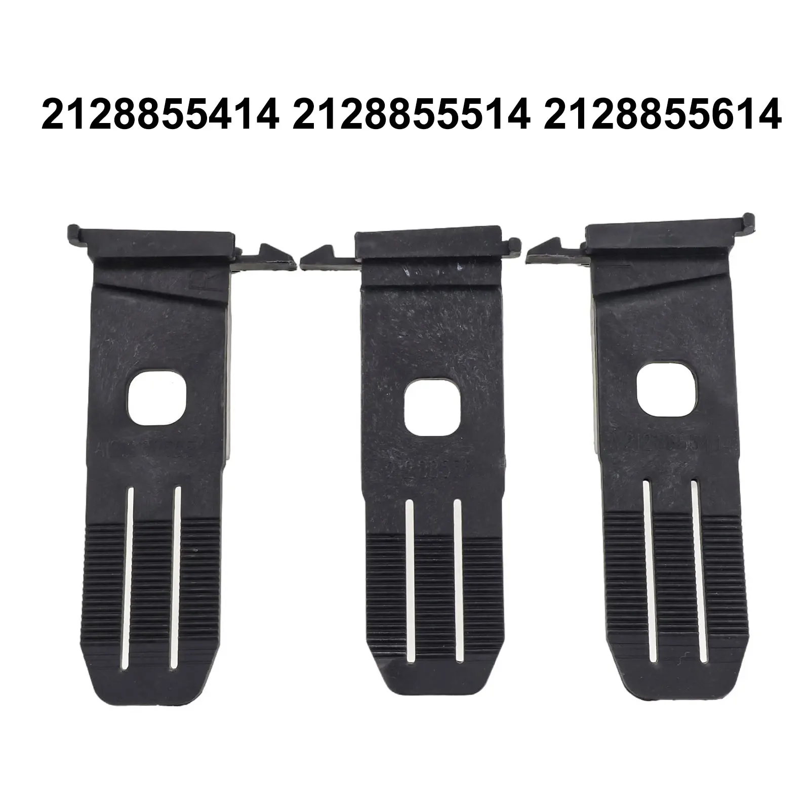 Set Of 3 Car Front Bumper Grille Bracket For Mercedes W212 2014-2016 Front Bumper Spoiler Automotive Accessories