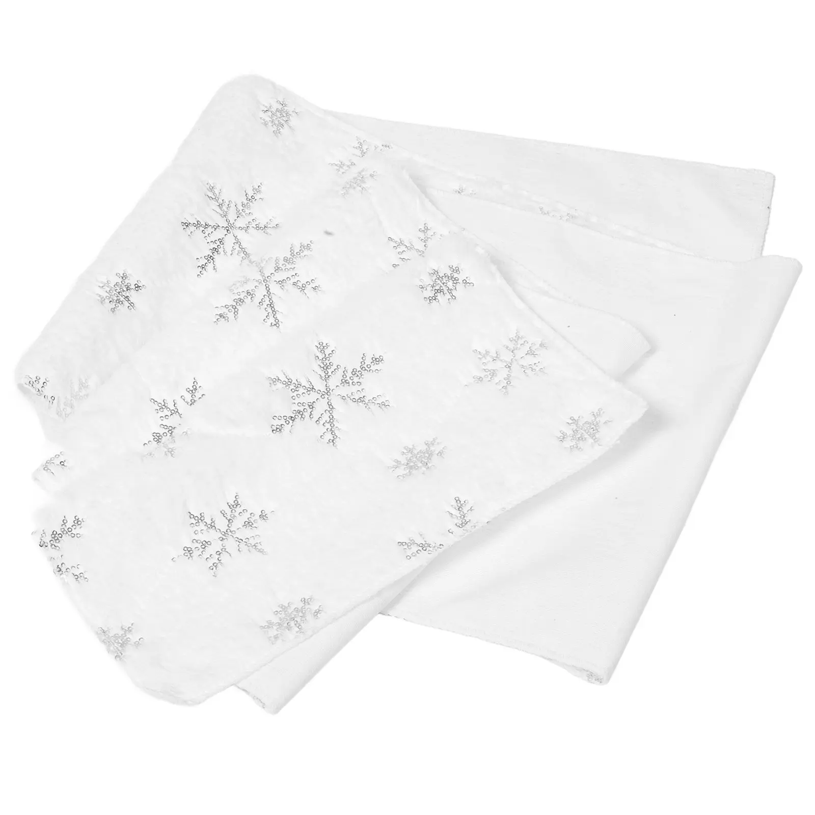 Sparkling Snowflake Table Runner – Soft Premium Fabric Holiday Table Decor for Dining Room & Kitchen