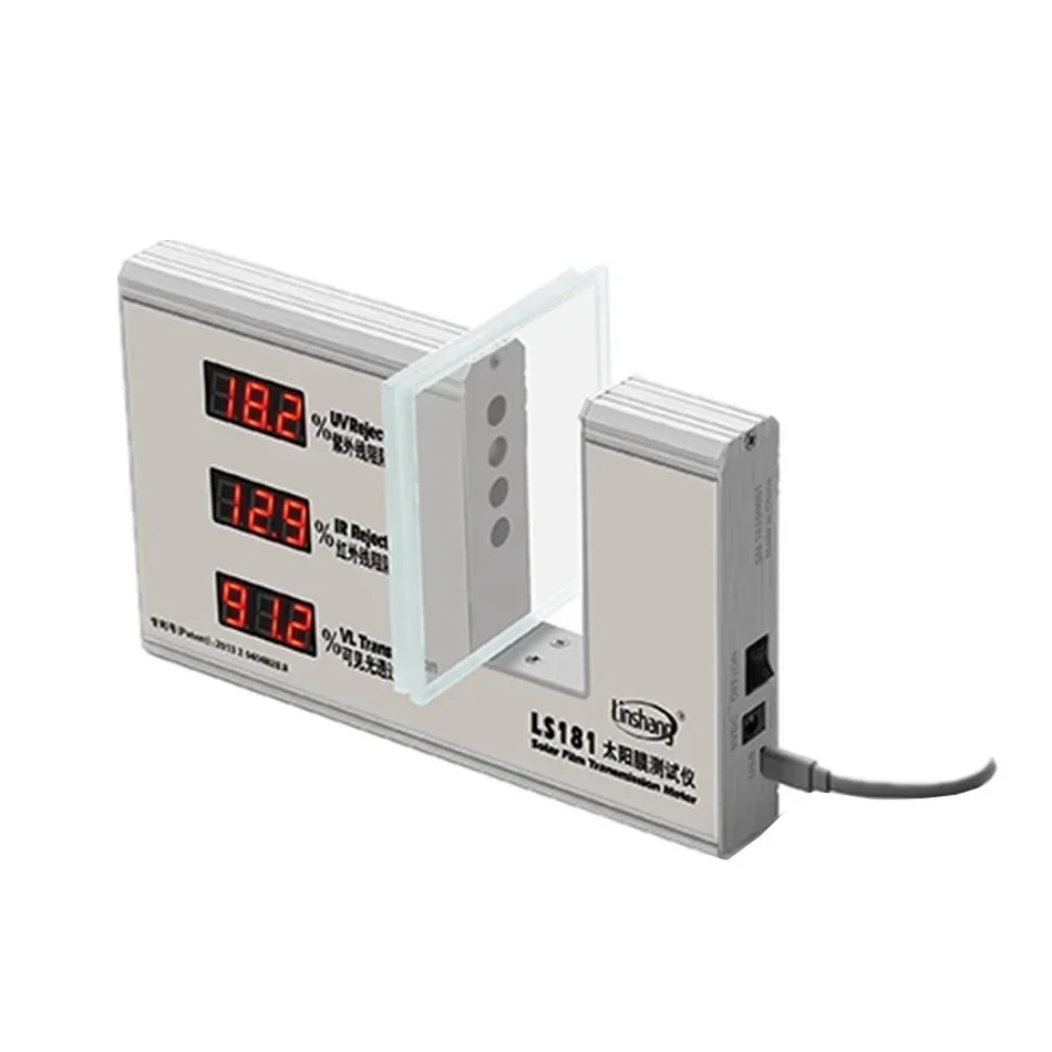 LS181 Desktop Type Solar Film Tester Insulation Automobile Explosion-proof Three Display Detection Instrument