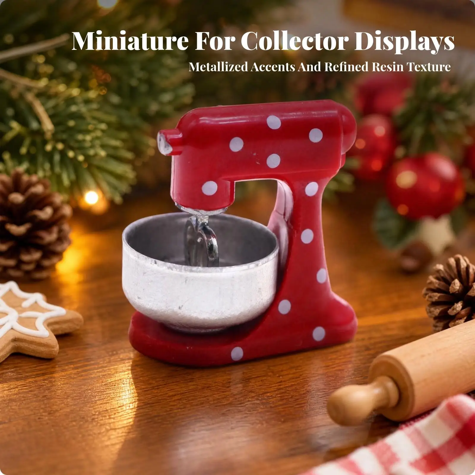 Miniature Kitchen Appliance Blender Dollhouse Prop for Small Scale Food Display Fun Decor