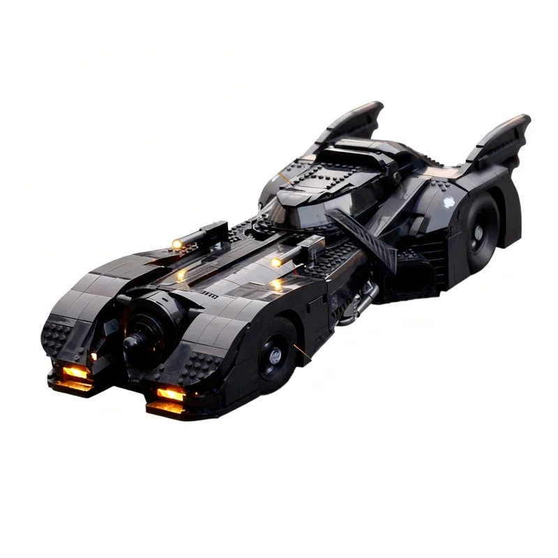 3538 деталей MOC Бэтмобиль с моторизацией и дистанционным управлением, модель для сборки, конструктор, игрушка, рождественский подарок, для детей, сделай сам