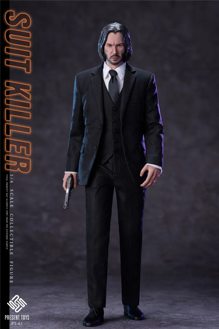 ปัจจุบันของเล่น PT-sp61 1/6 Scale Keanu Reeves Agent 12 นิ้วรูปตุ๊กตาชุดของเล่นสําหรับคอลเลกชัน