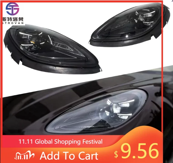 

Deren High QualityLED Headlight Plug-and-Play with for Porsches Macan Matrix Headlights 12V New Condition
