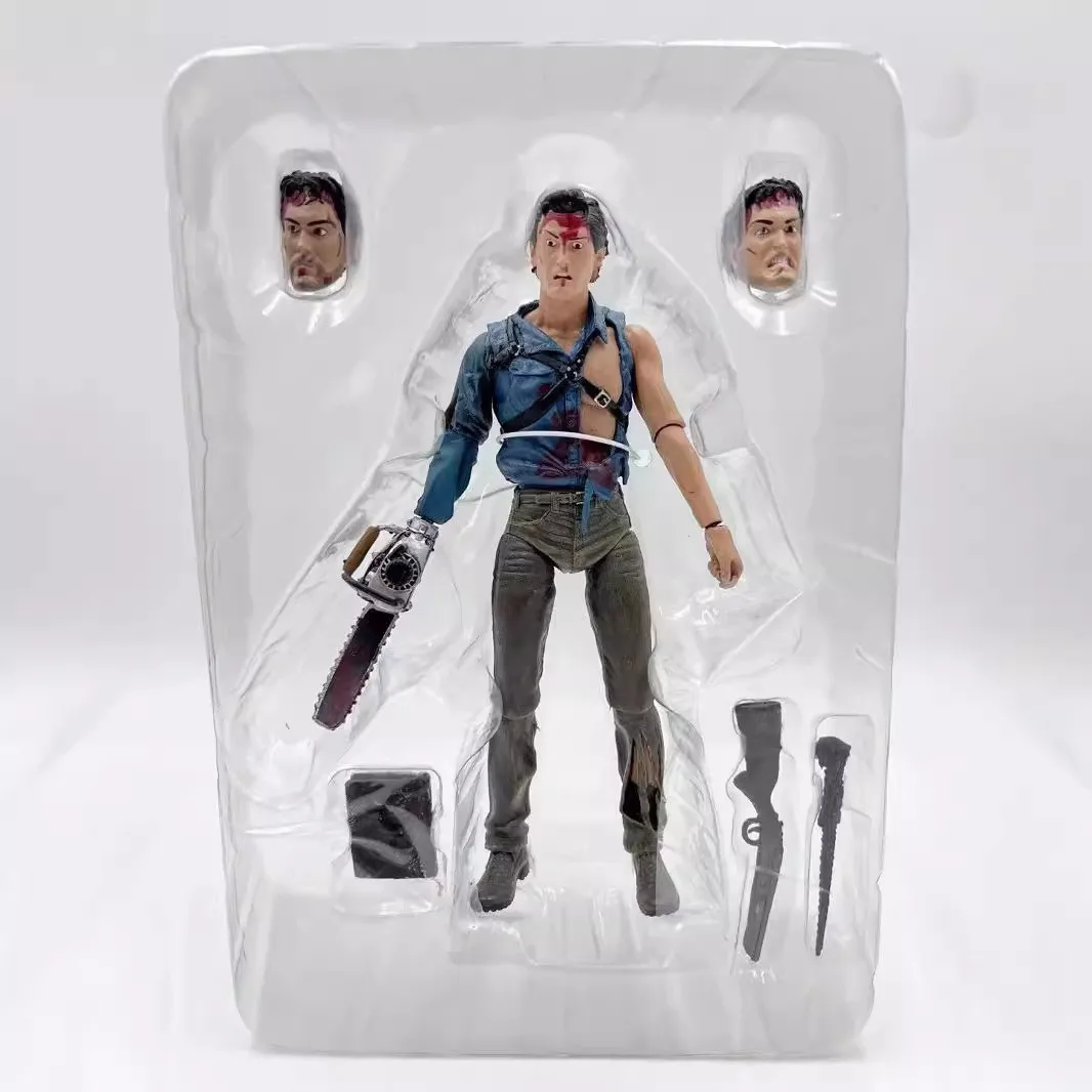 ネカ イービル・デッド2 限定版 7インチ 可動式アクションフィギュア コレクタブルディスプレイボックス デスクトップモデルオーナメントギフト