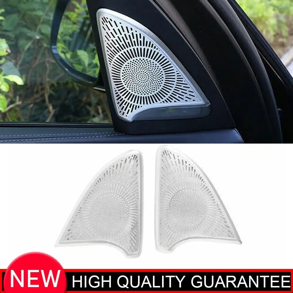 

Stainless Steel Car Dashboard Audio Speaker Cover Trim For BMW X5 X6 X7 G05 G06 G07 2019-2022 A Pillar Tweeter Trim Accessories