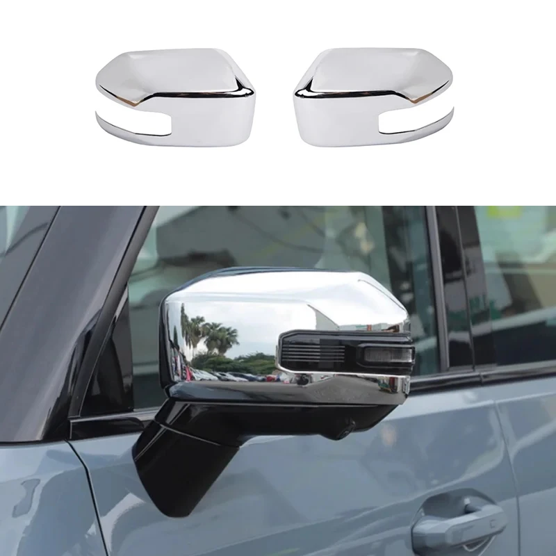 Car Rearview Mirror Cover Fit for Jetour Traveller T2 2023 2024 2025 Modified ABS Car Rearview Mirror Protective Shell Parts