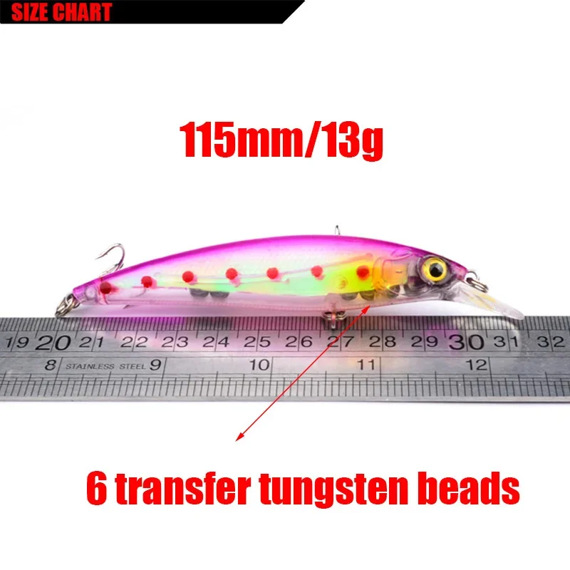 Crankbait japonés 11cm 13g – Acción profunda - imagen 5