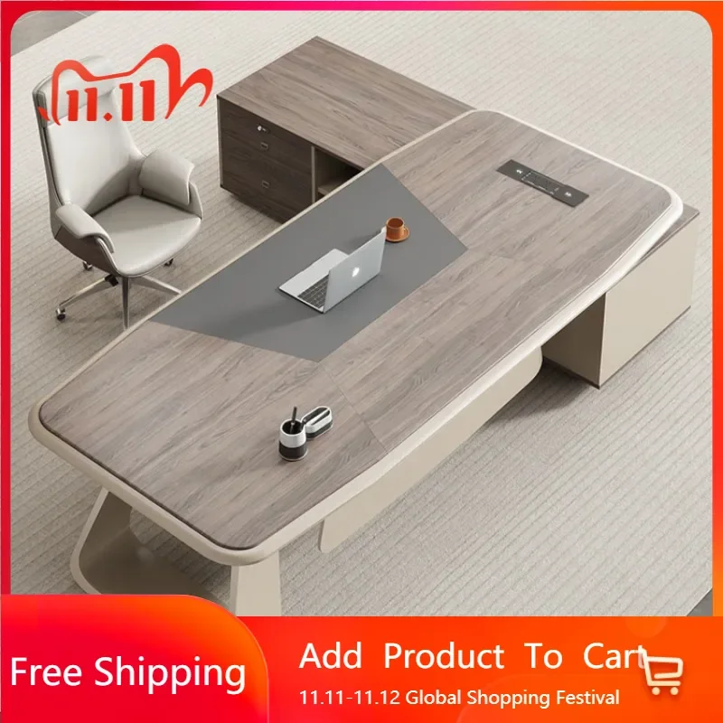 

Designer Unique Office Desk Cabinets Organizer Executive Drawers European Storage Desks Art Reception Escritorio Home Furniture