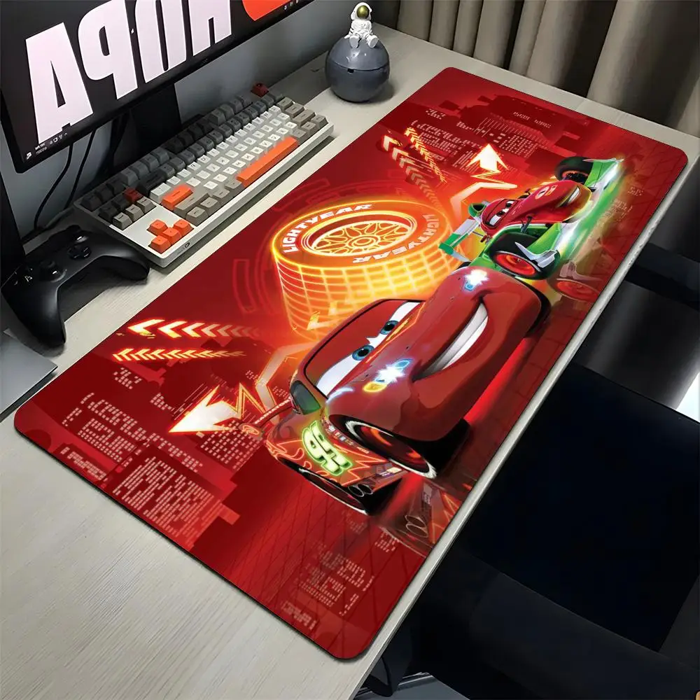 Anime Characters Lightning McQueen Mouse Pad Gaming Mousepad Abstract Large 900x400x5mm MouseMat Gamer XXL Mause Carpet PC Desk
