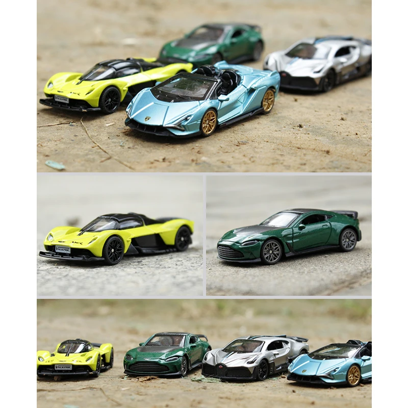 Tsc 1 64 Alloy Car Model Aston Martin Bugatti Simulation Collectible Vehicle Decoration Display