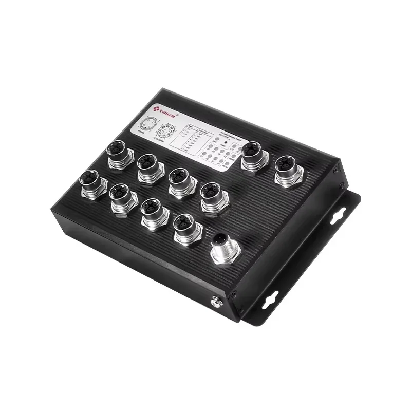 

Unmanaged Industrial Ethernet Switch IP65 EN50155 Compliant 1000M Switch 10G Connector Network Equipment