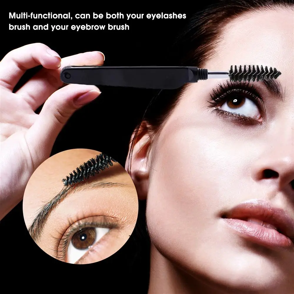 Metal Eyebrow Brush Foldable Makeup Brush Eyelashes Extension Cosmetic Tools Eyelashes Comb