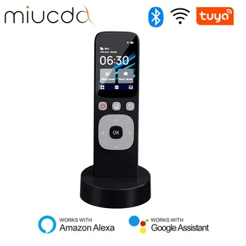 MIUCDA Tuya WiFi IR scenario control panel smart handheld touch screen home appliance remote control with charging base