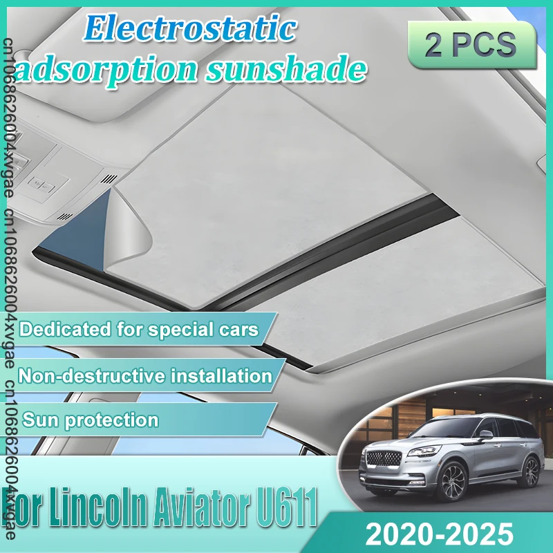 para-lincoln-aviator-u611-2020-2025-parasol-para-techo-solar-adsorcion-electrostatica-protector-de-techo-corredizo-para-camping-accesorios-para-auto