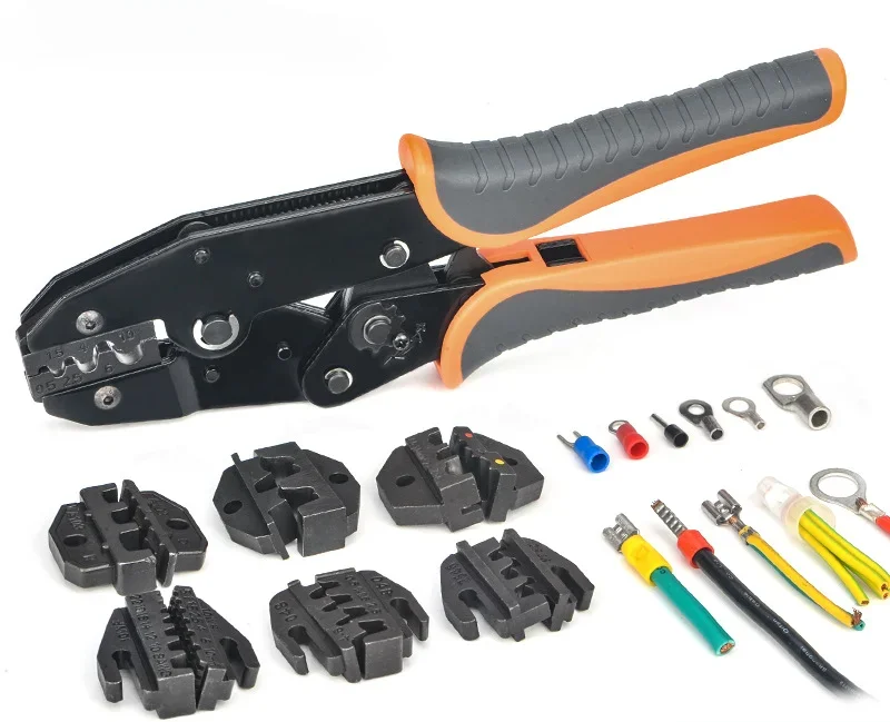 9 Inch Multi-function Terminal Crimping Pliers 7-in-1 Combination Set, Copper Nose Crimping Pliers