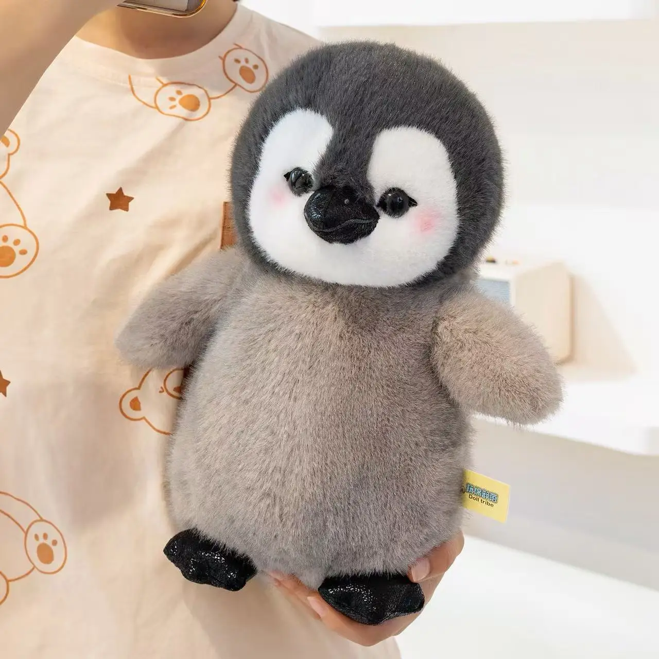 25/35 سنتيمتر محاكاة جديد القطبية البطريق ألعاب من نسيج مخملي محشوة ألعاب من نسيج مخملي الكرتون أنيمي لطيف وسادة الأطفال هدية عيد ميلاد متعة دمية #6