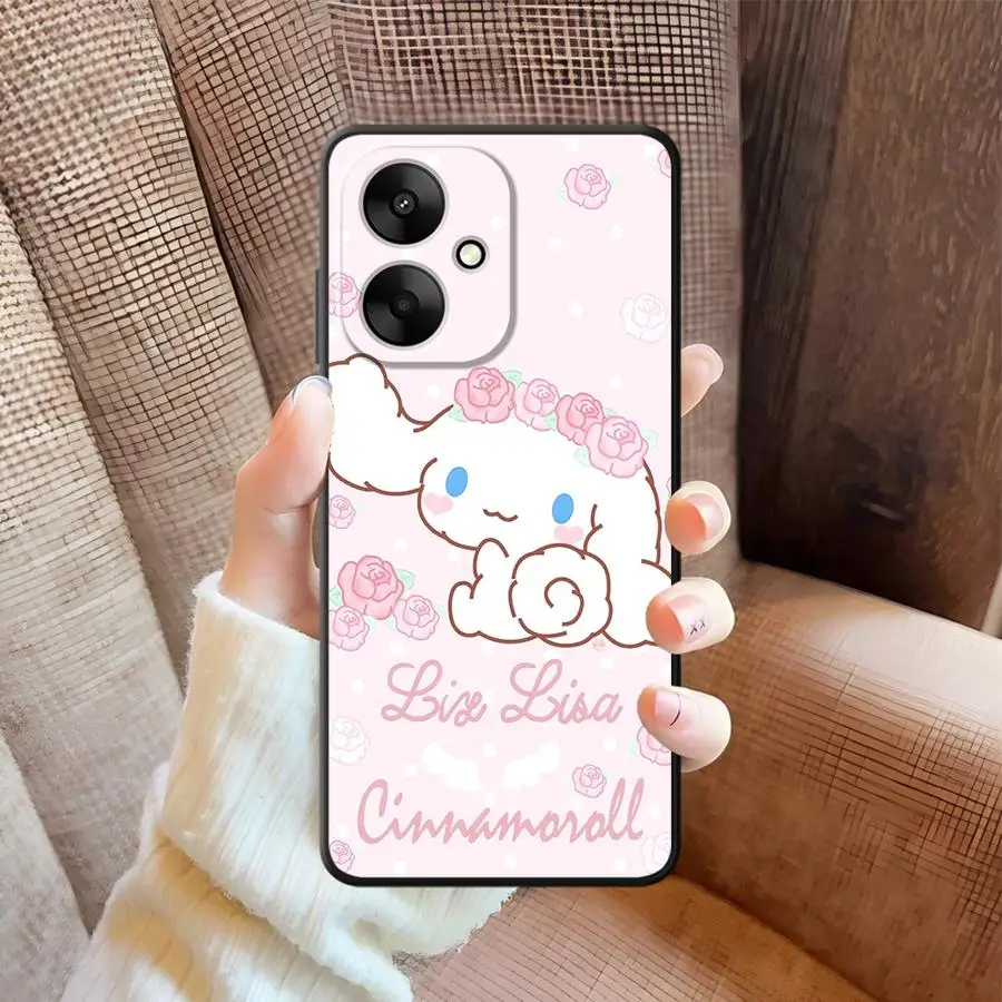 Cinnamoroll Cute Sanrio Case for Xiaomi Redmi 12 10 13C K60 12C K40 K50 Gaming 9A 9C A5 A1 A2 Plus 9T Soft Back Phone Cover