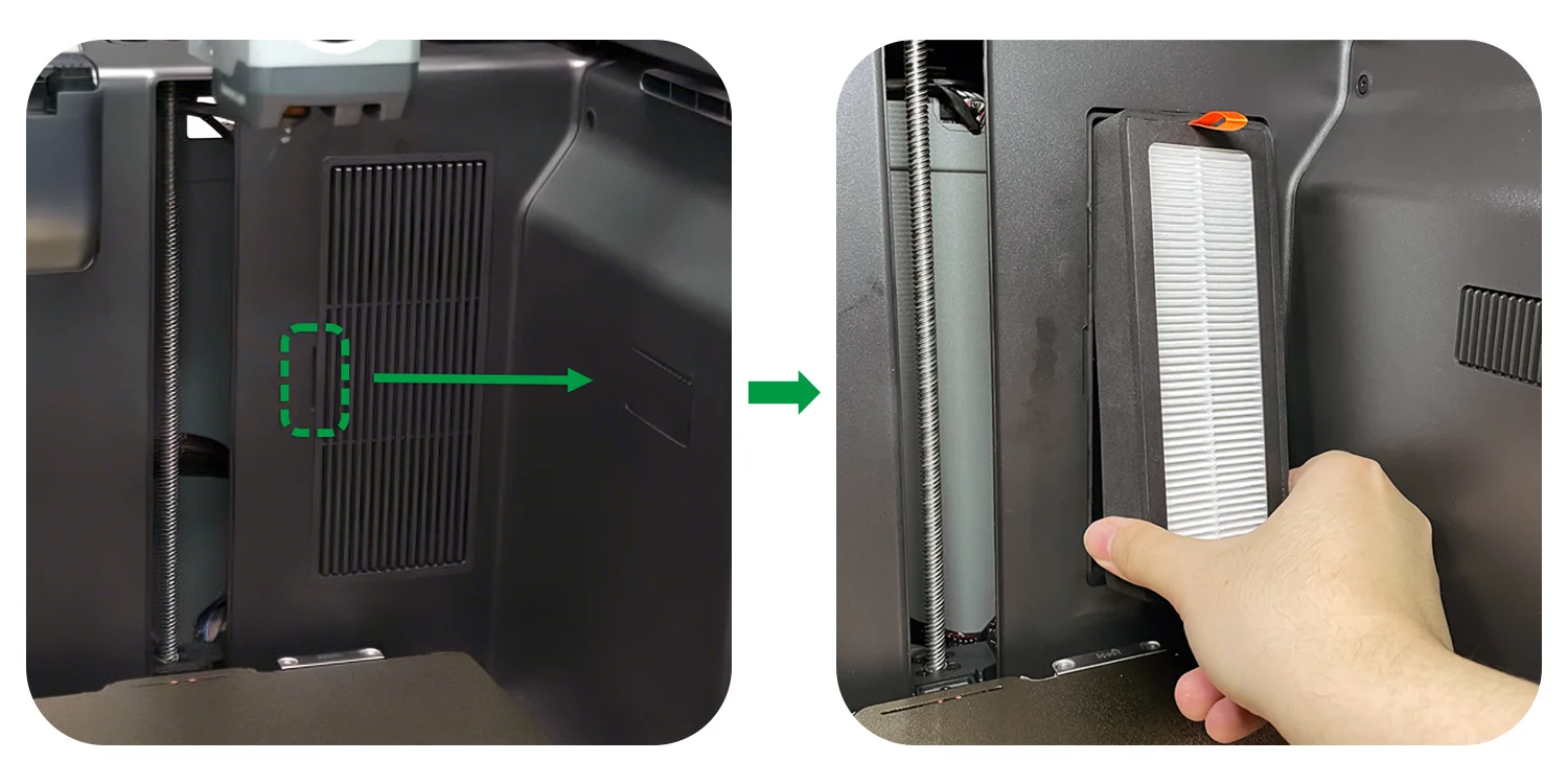 Für Bambu Lab HEPA 13 + Aktivkohle-Combo-Luftfilter Ultra für 3D-Drucker der Serie P2S/P2SC/P2 OEM-Ersatz – Detail 10
