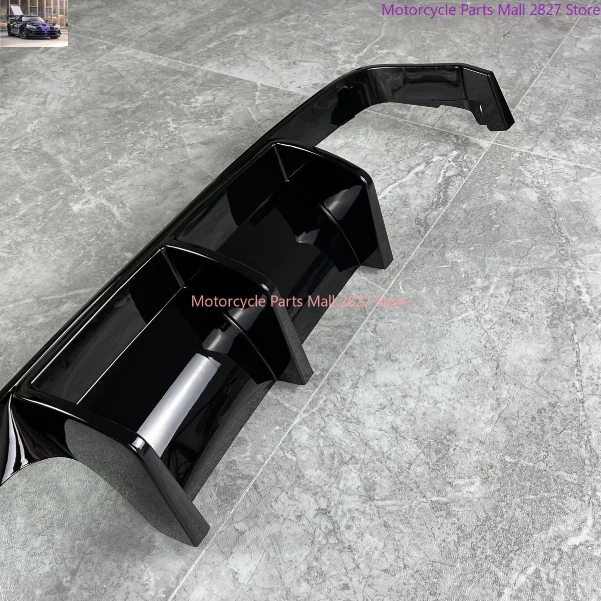 Rear Diffuser Lip Spoiler Bumper Guard for BMW F80 M3 F82 F83 M4 Bumper 2014 - 2019 Sedan Coupe Convertible Gloss Black UV Coat