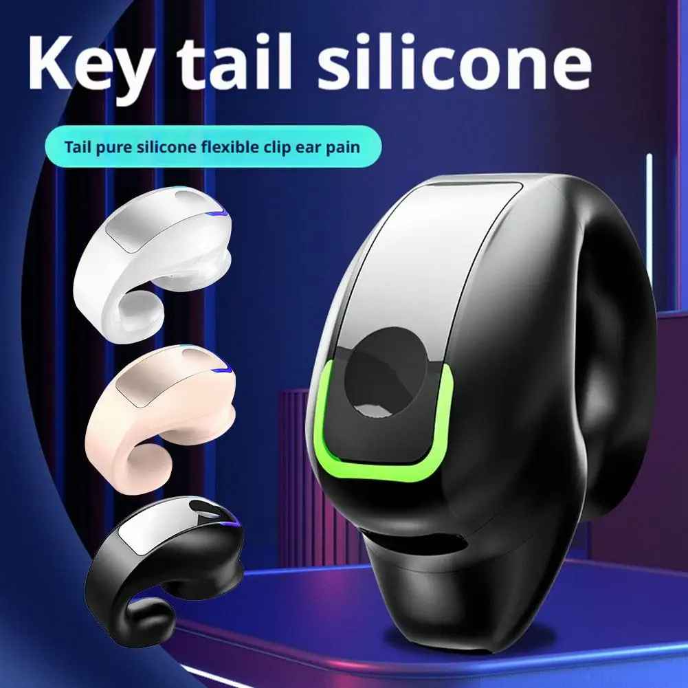 سماعة لاسلكية تعمل بالبلوتوث الأذن كليب سماعات خالية من الألم تصميم مريح HIFI صوت ستيريو سماعات أذن خفيفة الوزن للرياضة يوميا الولايات المتحدة N2A3 #5