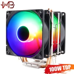 Silent CPU Cooler Fan 90mm 3PIN For Intel LGA 775 1150 1151 1155 1156 1200 1700 AMD AM2 AM3 AM4 Socket Efficient Ventilador