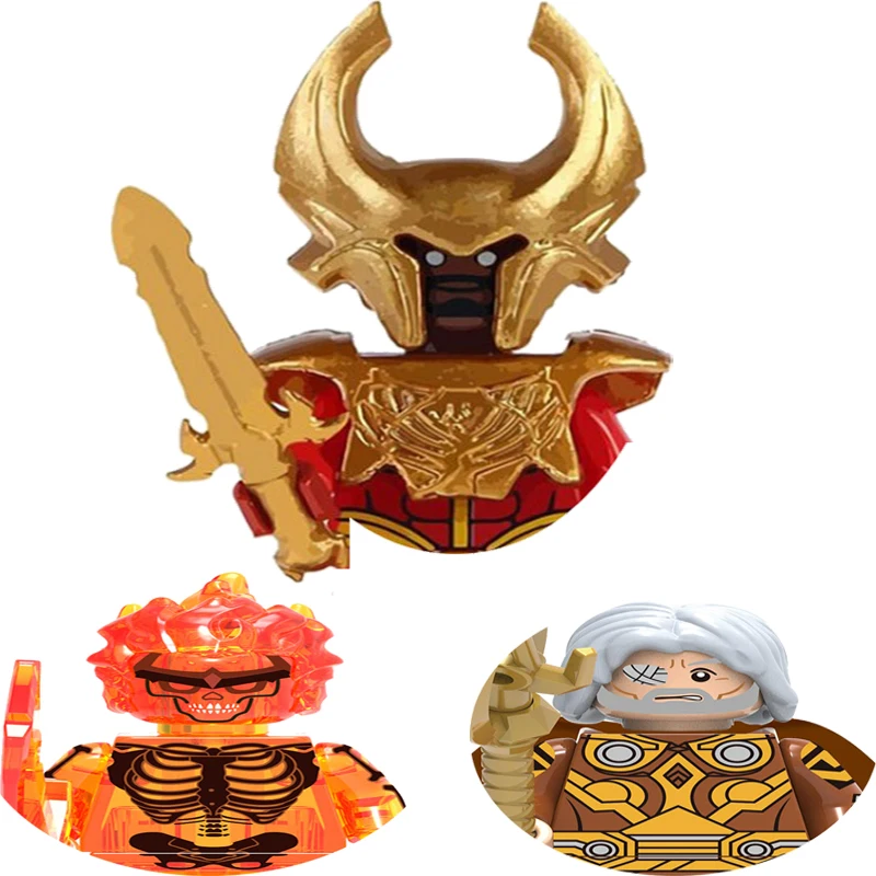 Great Value!!!  Heroes The Mighty Odin Thor Odinson Heimdall Jane Foster Valkyrie Surtur Model Building Blocks Toys For Children