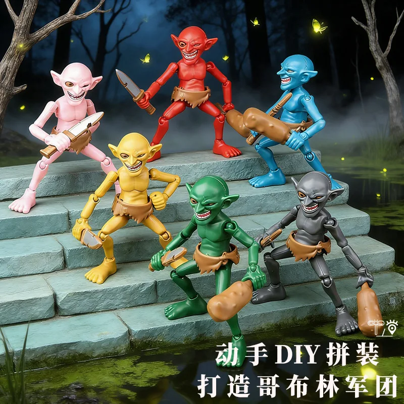

Lucky 13 Doll Figure Movable Joint Puppet Joint Doll Lucky 13 3D Assembled Boy Toy Gift