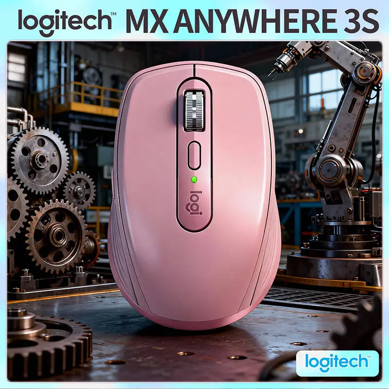 

Logitech MX Anywhere 3S Wireless Bluetooth Mouse 8000 DPI Silent Rechargeable Ergonomic Portable for Laptop Office Gaming Trip