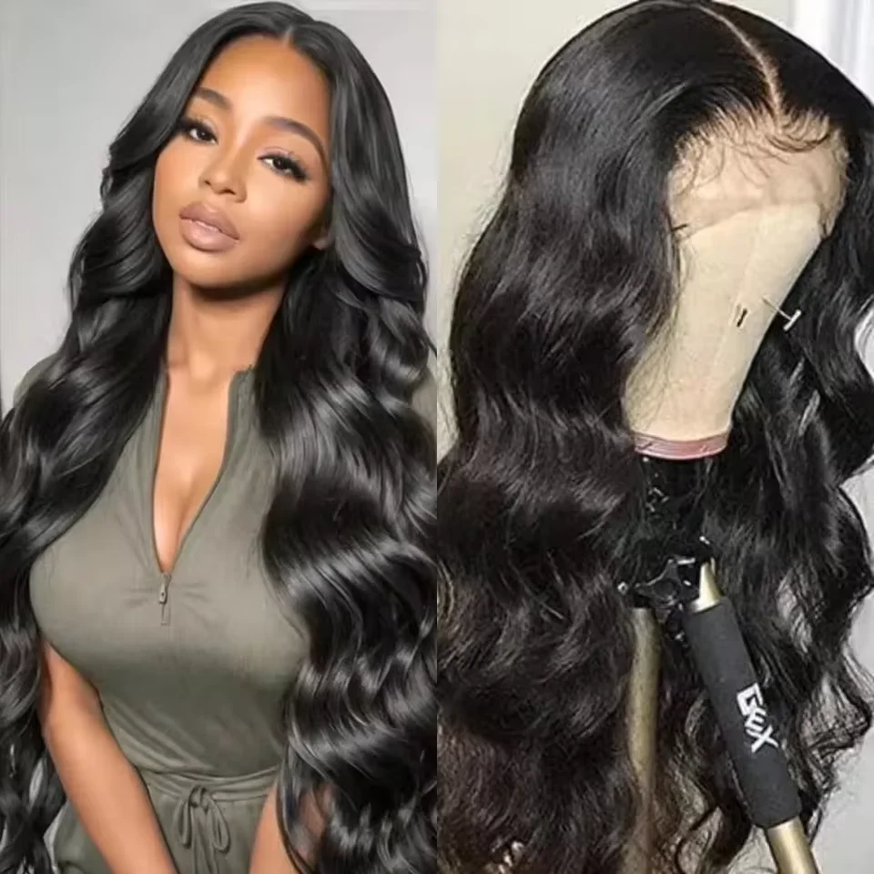 12-32 Inch 220% Density Upgrade V Part Body Wave Wig Brazilian Human Hair Machine Made Wigs Natural Color Fit For All Head Sizes