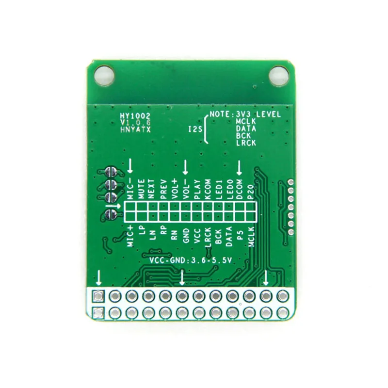 QCC3031 Low Power Audio B.T V5.0 Module APTHD Lossless Compression SPDIF Analog I2S