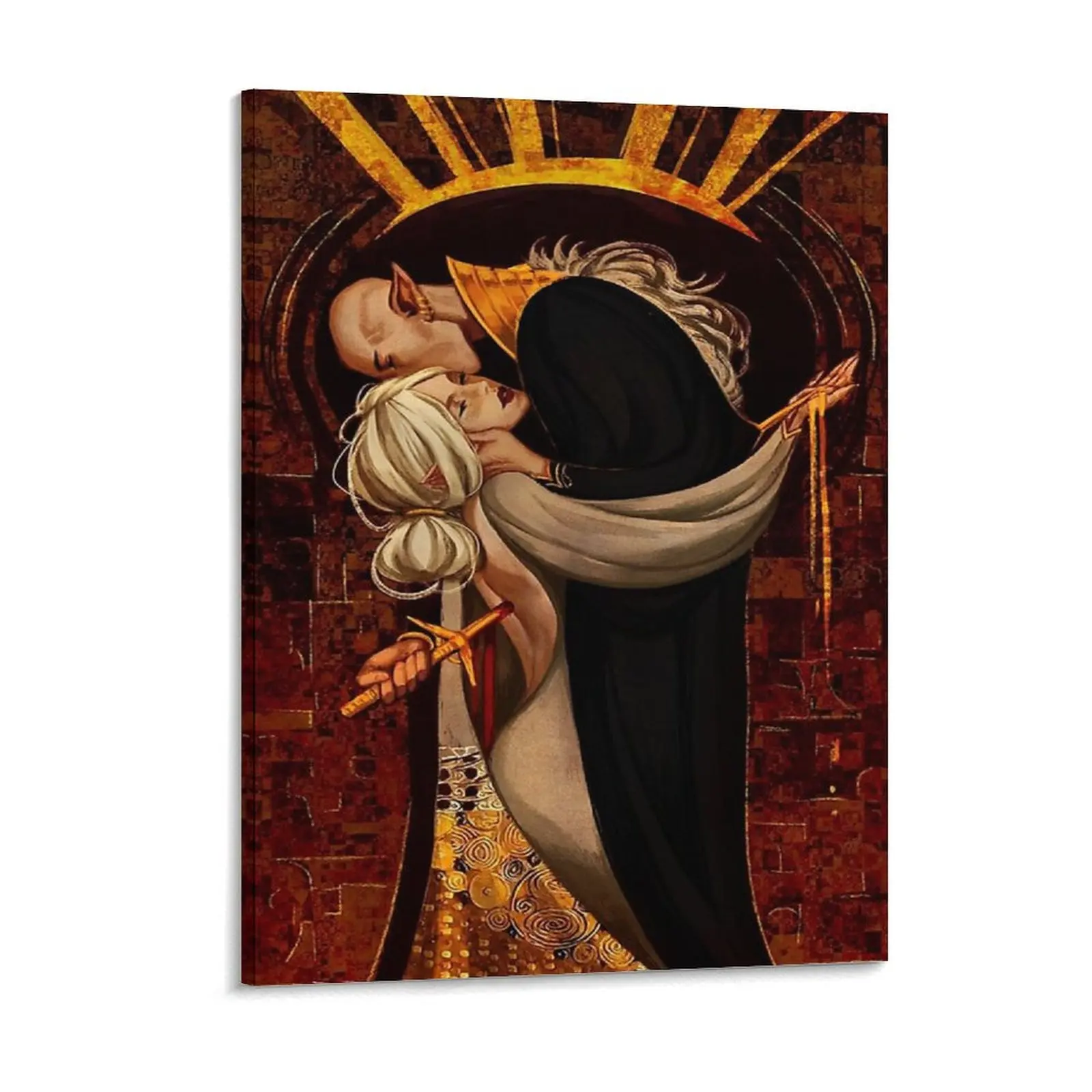 

The Trespasser Dragon Age Canvas Painting Club Club Bar Retro Wall Decor Framed Wall Painting