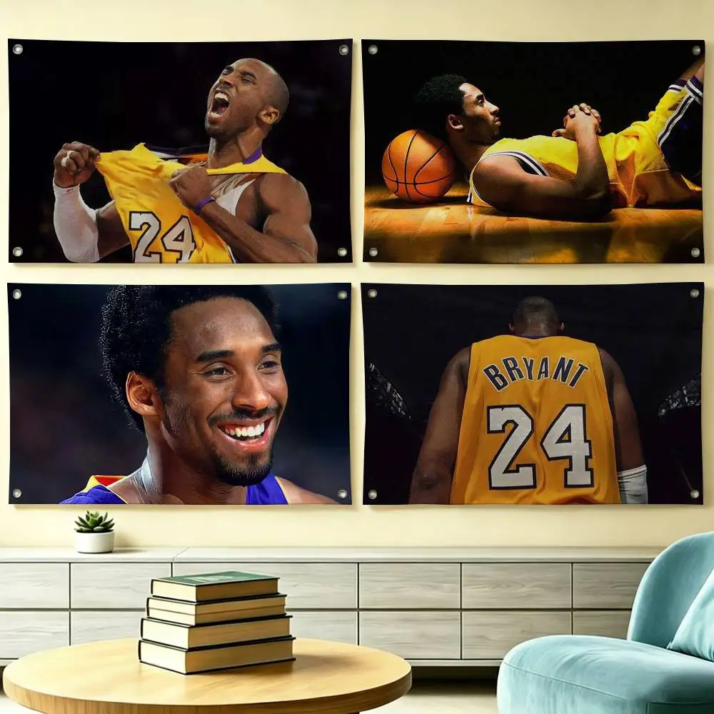 Black Mamba Kobe Bean Bryant Flags Wall Hanging Tapestry Outdoor Garage Room Decorative flag Background Blanket